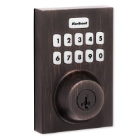 Kwikset Home Connect 620 Smart Lock, Z-Wave 700 Long Range, Contemporary with Deadbolt, Venetian Bronze